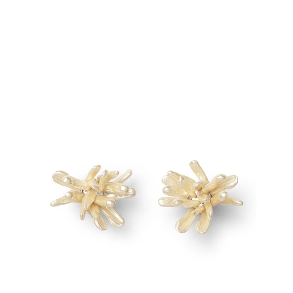 Phoebe Philo Women Gold-Tone Resin Cluster Earrings
